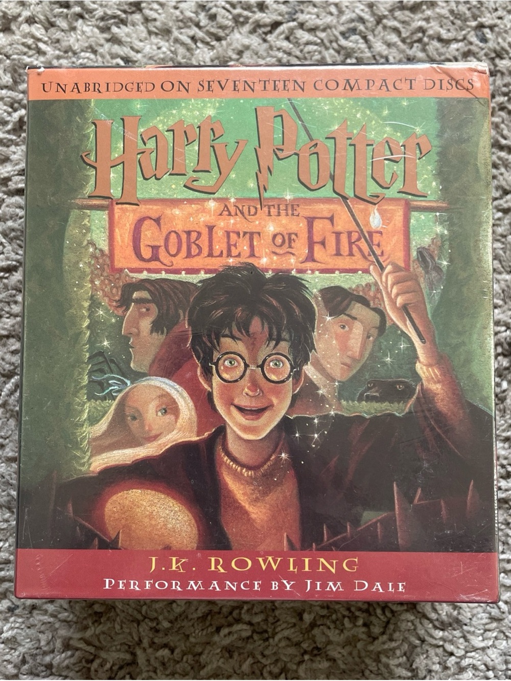 Harry Potter and the Goblet of Fire (Book 4) - Audio CD, by J.K. Rowling - New
